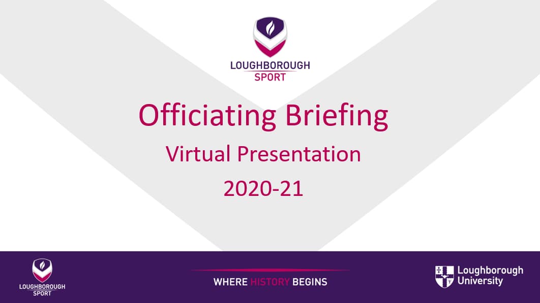 Officiating briefing 2020-2021